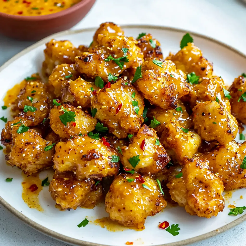 A plate of bang bang chicken.