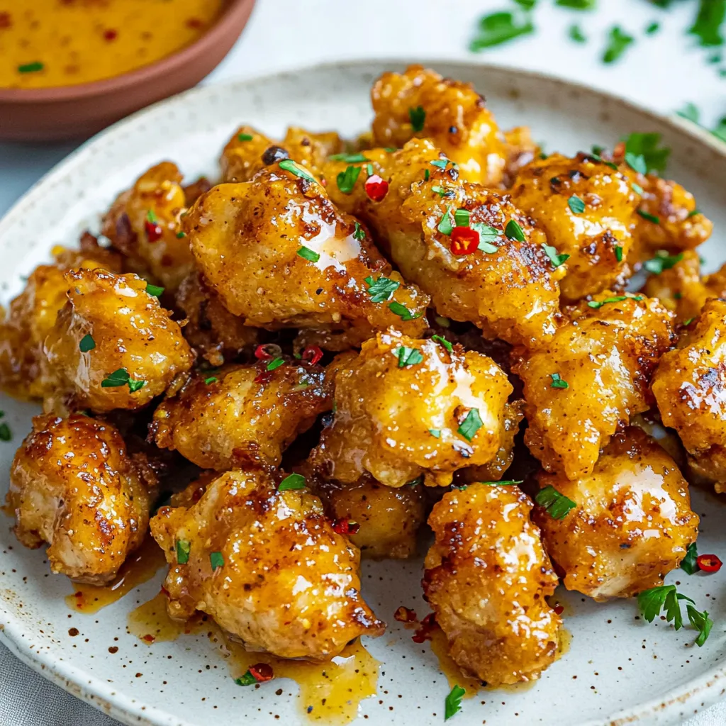 A plate of bang bang chicken.