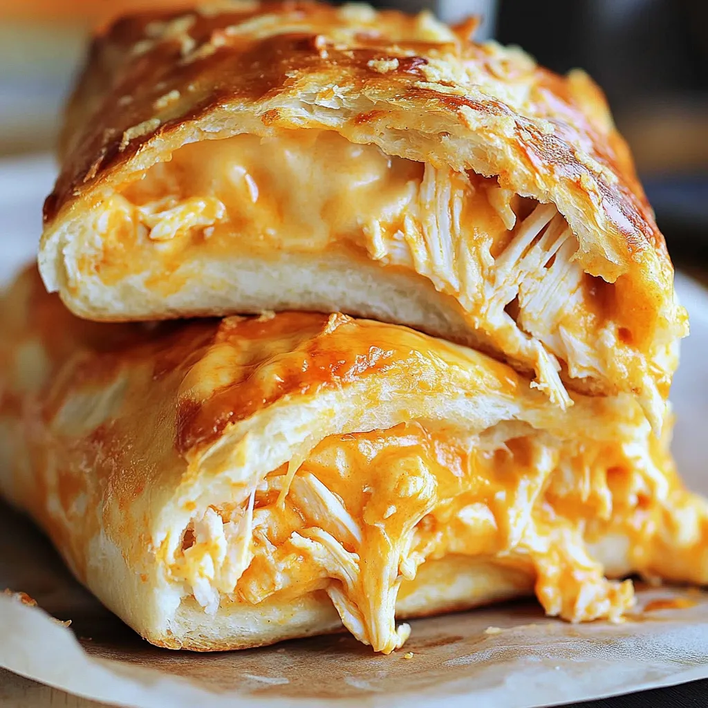A slice of buffalo chicken bake.