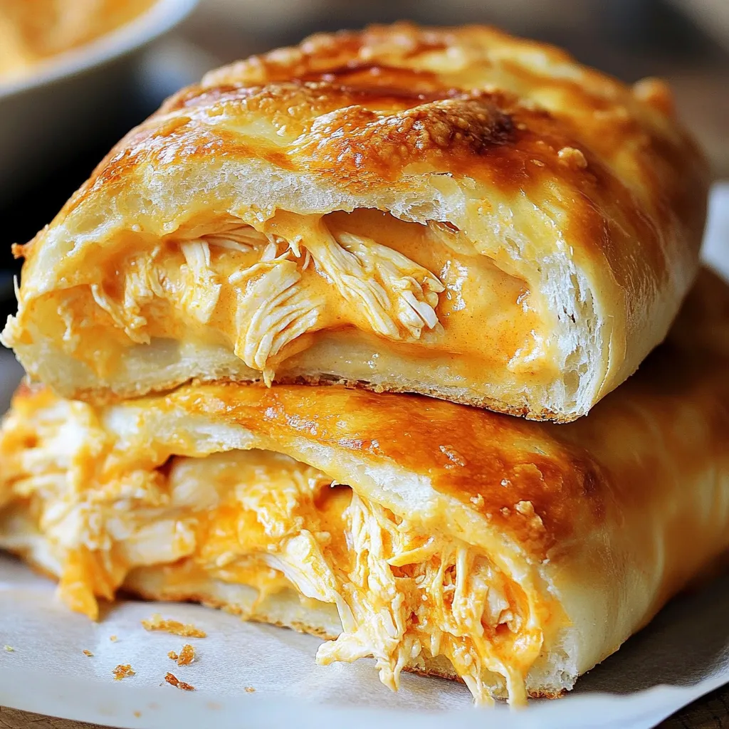 A slice of buffalo chicken bake.
