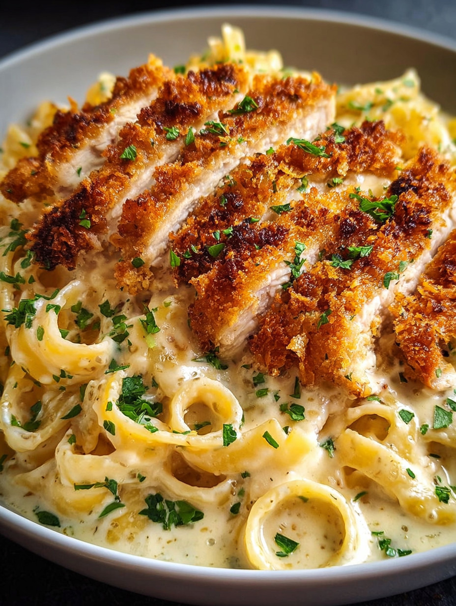 A plate of food with chicken and pasta.