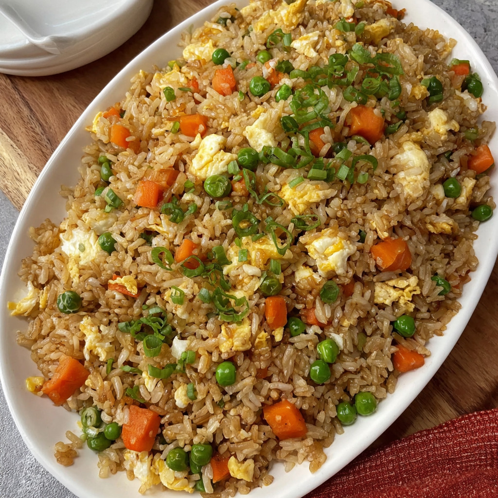 A white bowl filled with rice and peas.