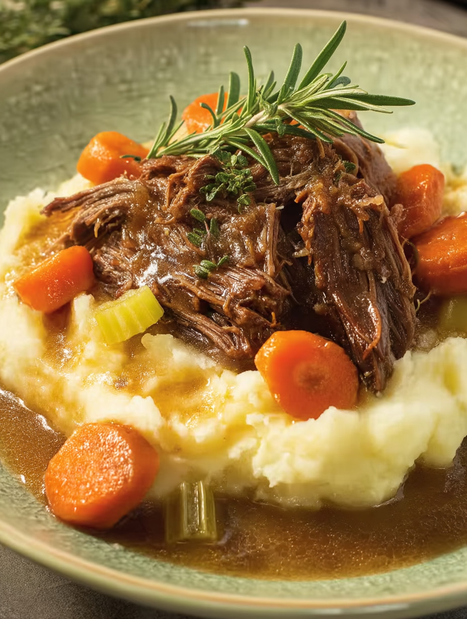 A plate of food with meat and vegetables.