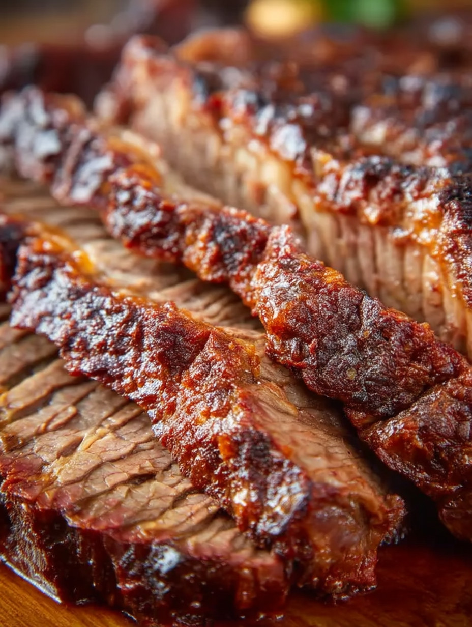 A close up of a piece of meat.