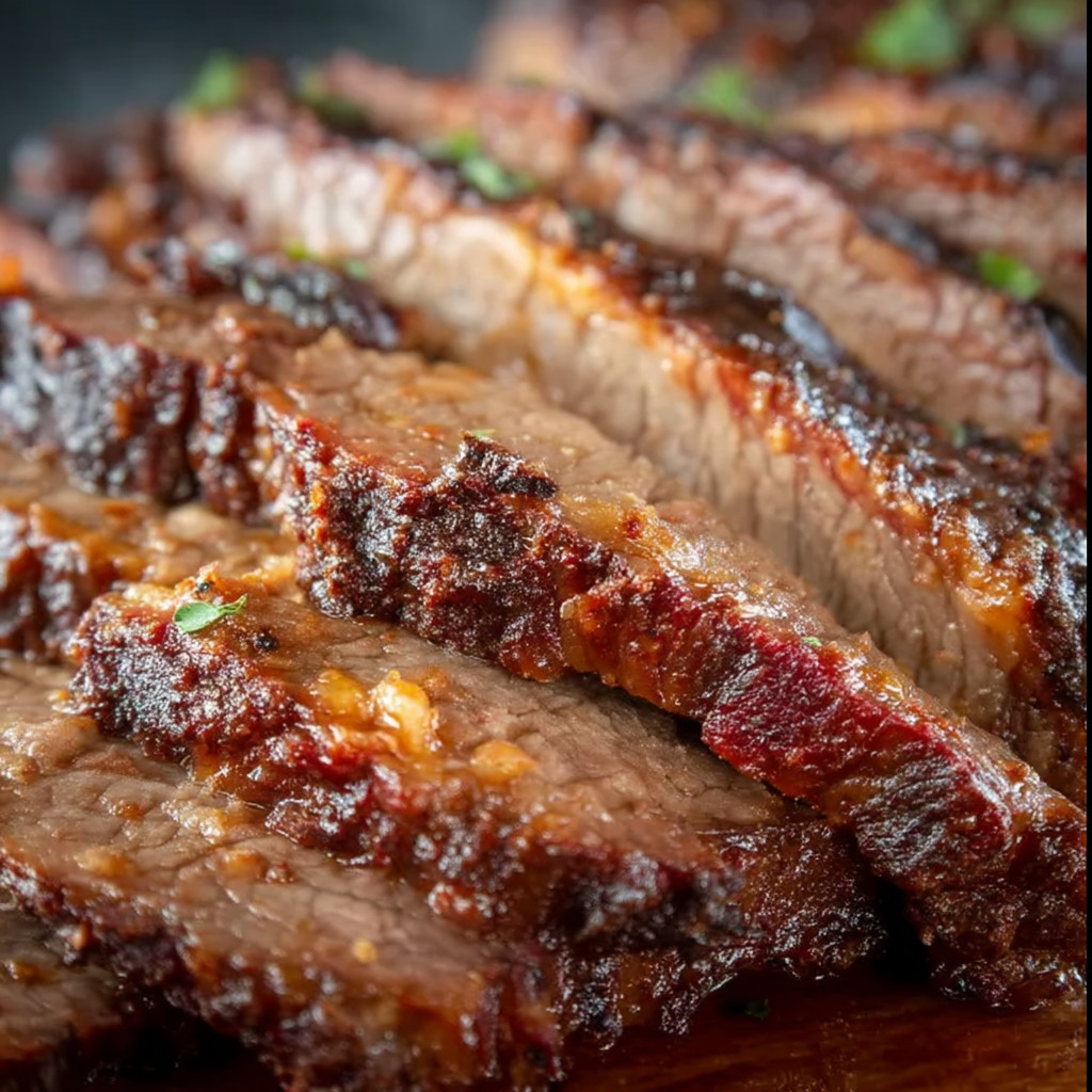 A close up of a piece of meat.