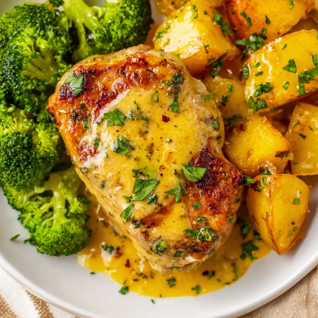 A plate of food with broccoli and chicken.