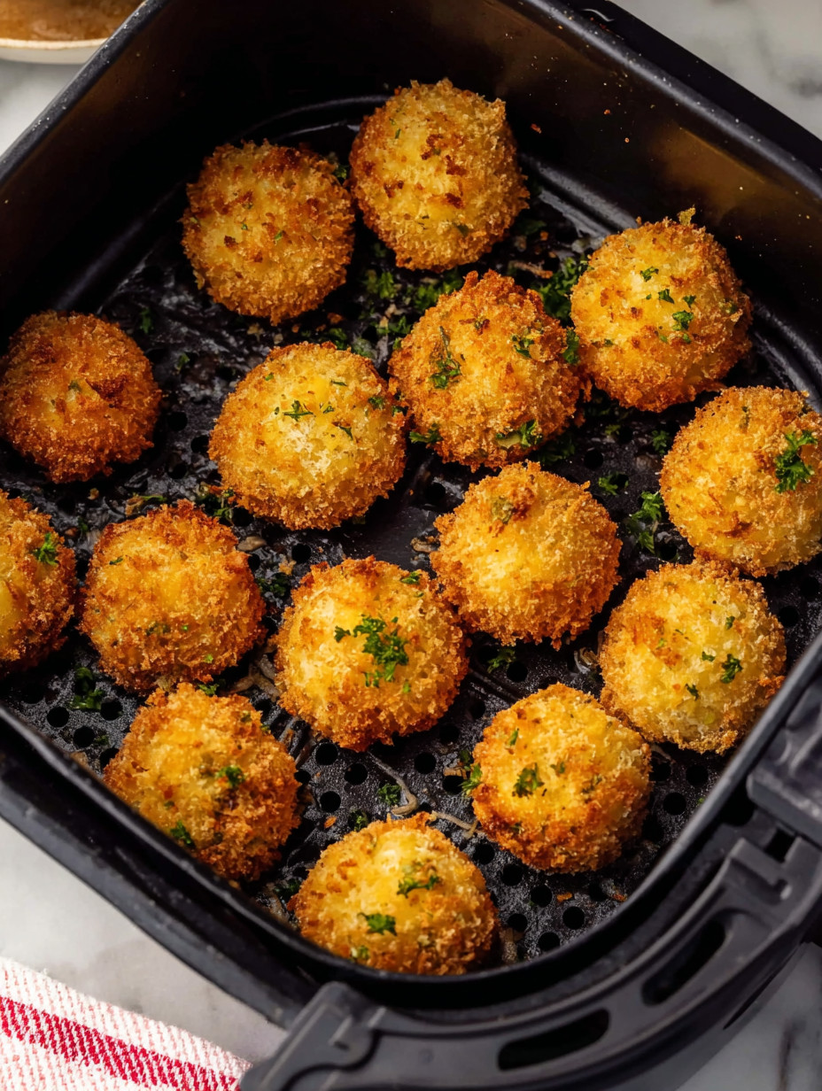A pan of food with a green herb on top.