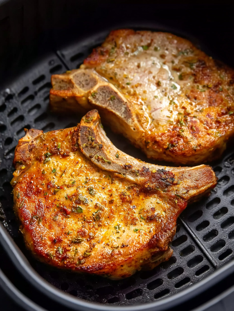 Two pieces of meat on a grill.