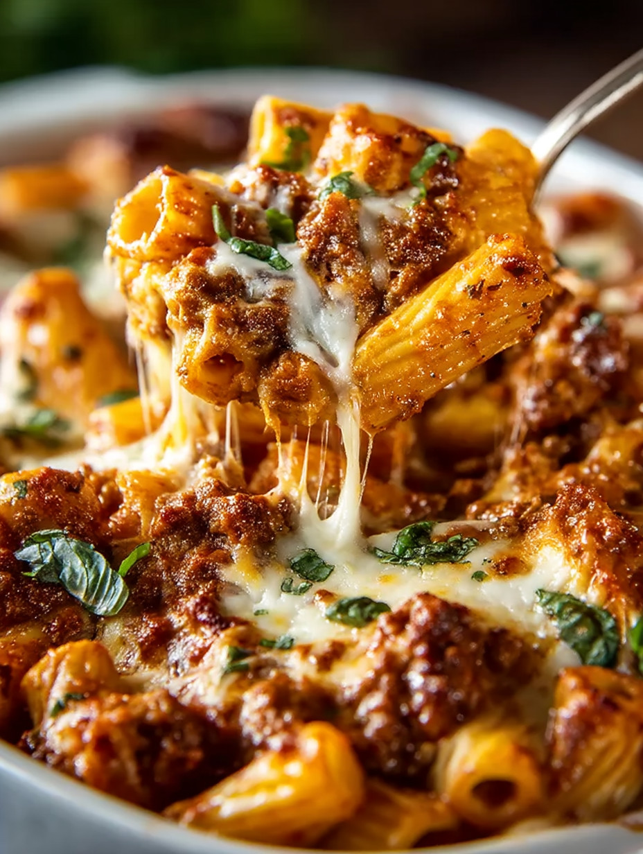 A plate of food with a fork in it.