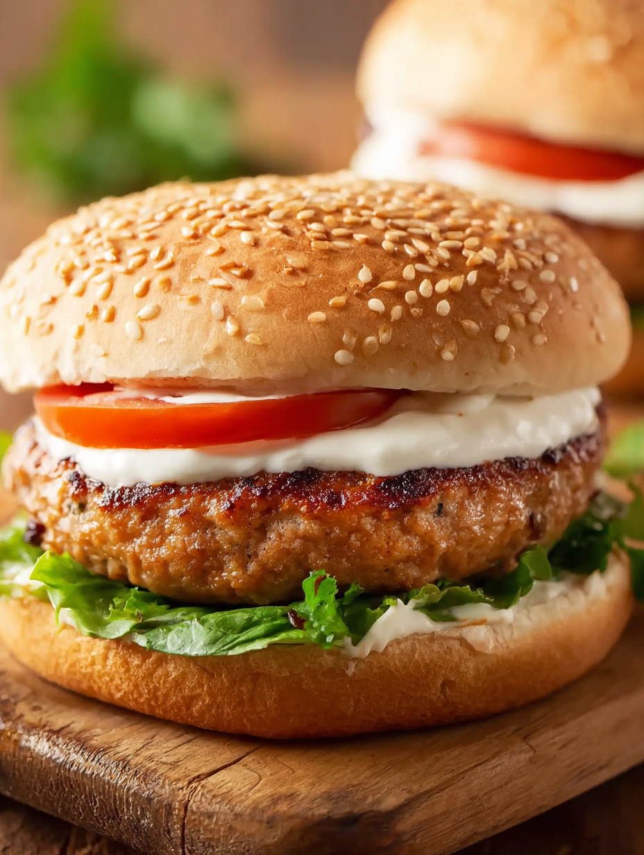 A burger with lettuce and tomato.