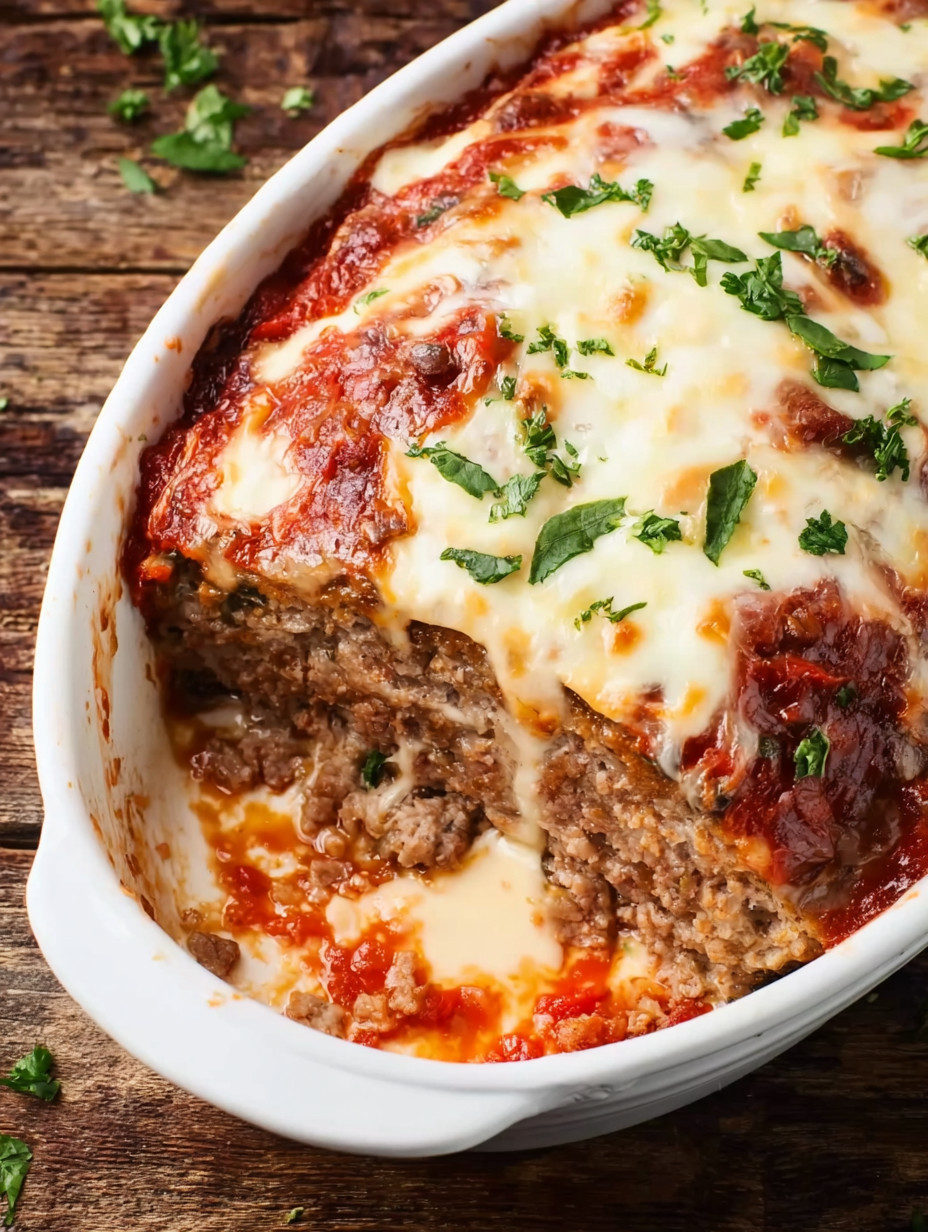 A white bowl with a red sauce and meat in it.