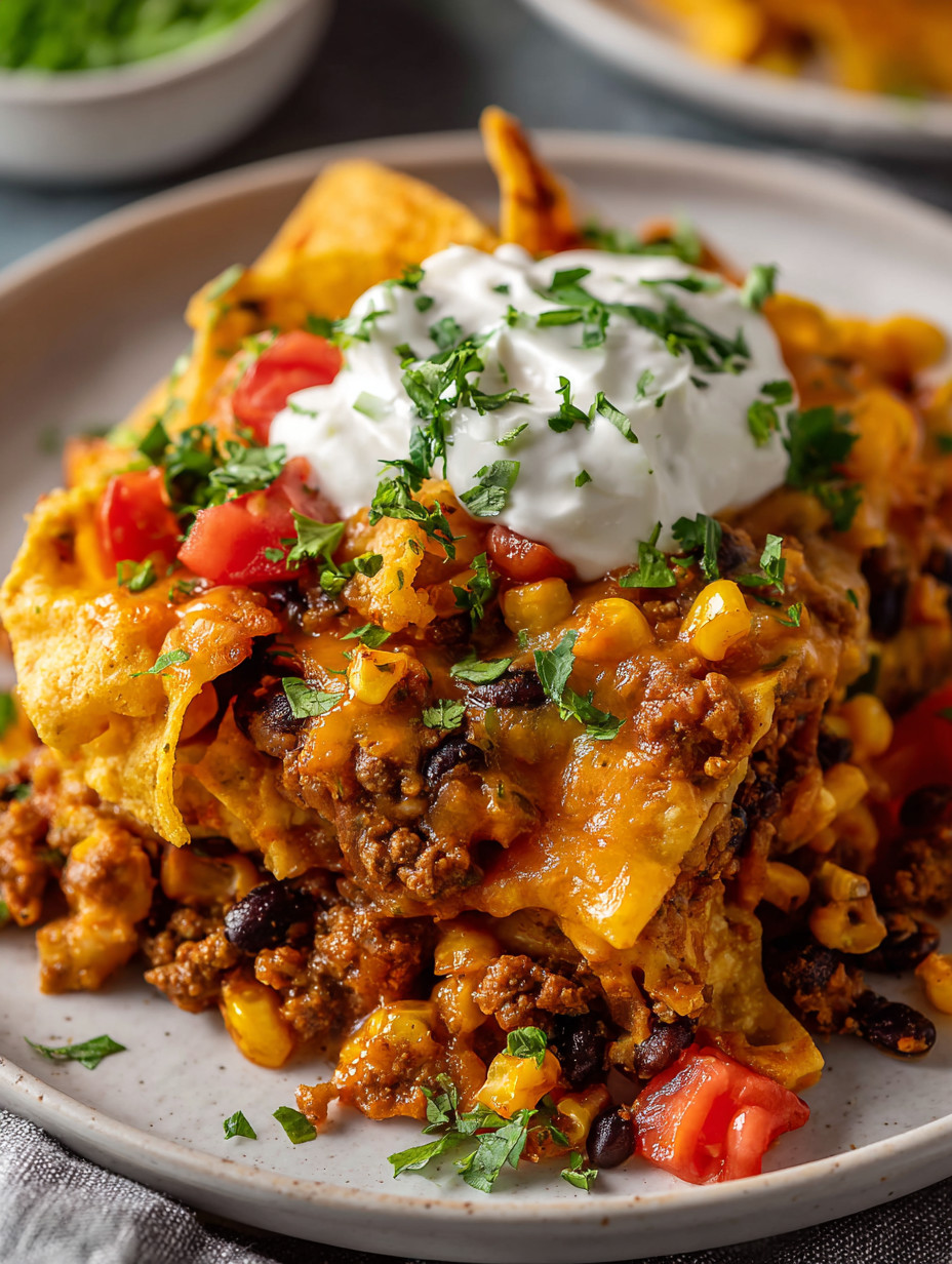 A plate of food with a white dollop on top.