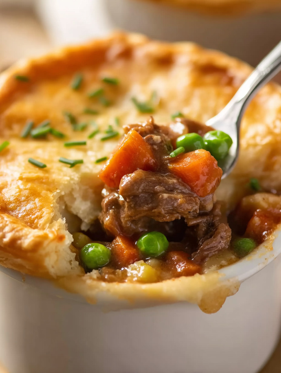 A bowl of food with a spoon in it.