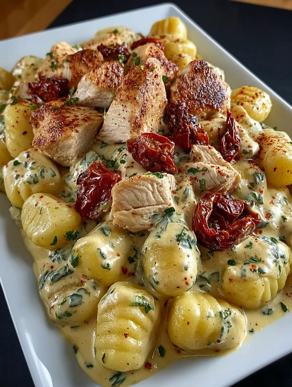A plate of food with chicken and potatoes.