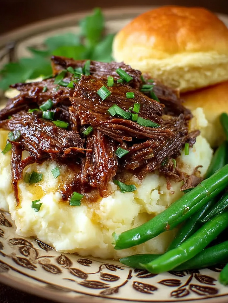 A plate of food with meat and potatoes.