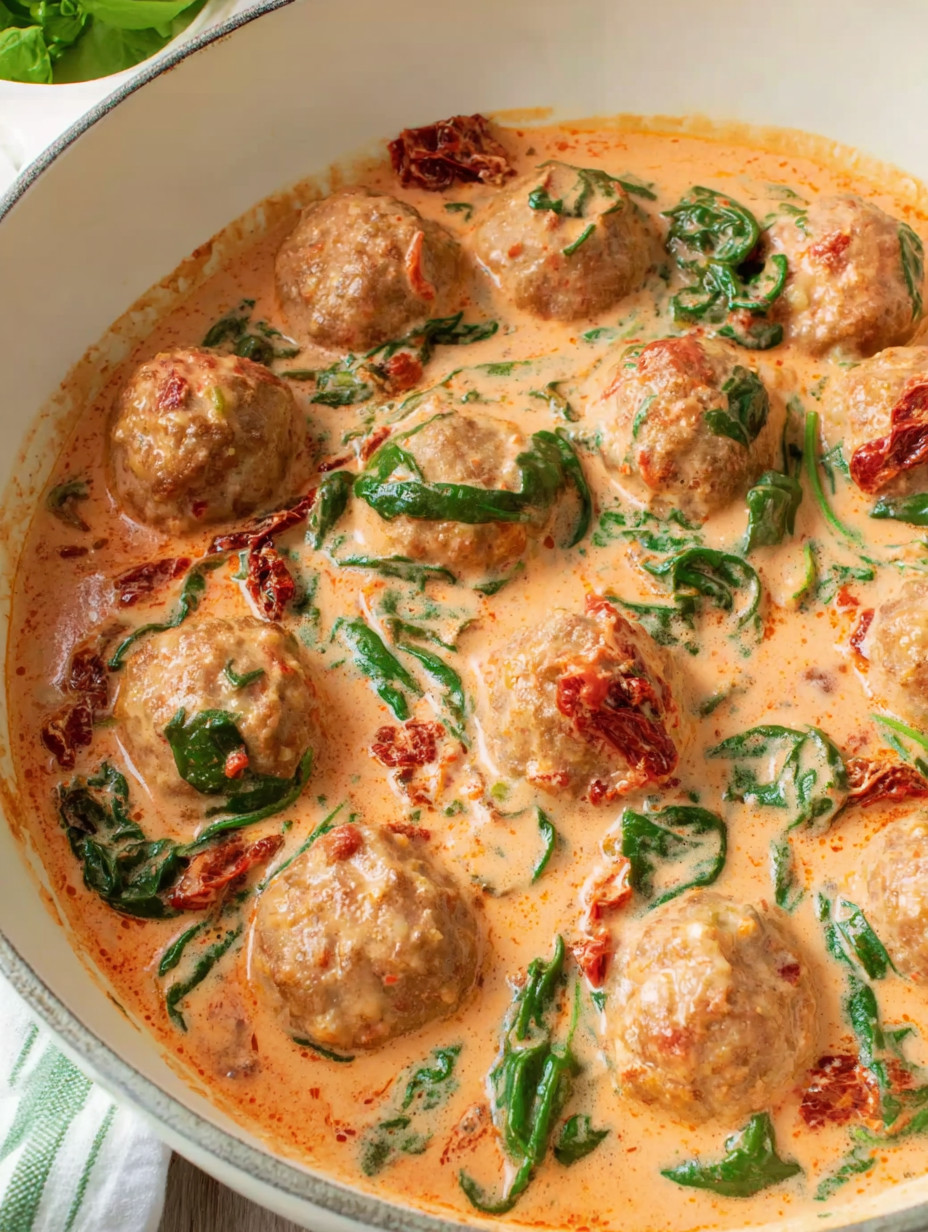 A bowl of meatballs in a red sauce.