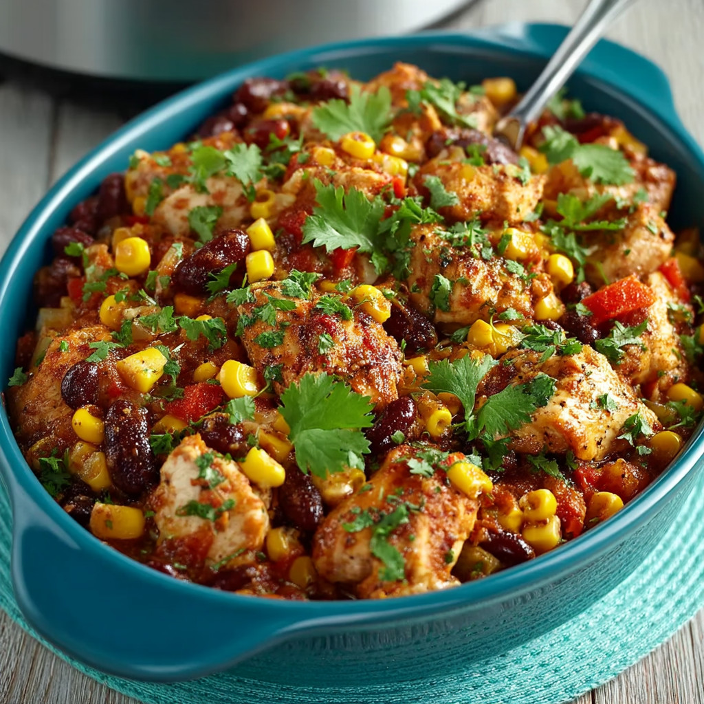 A bowl of food with a fork in it.