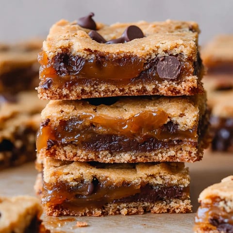 Salted Caramel Chocolate Chip Cookie Bars.