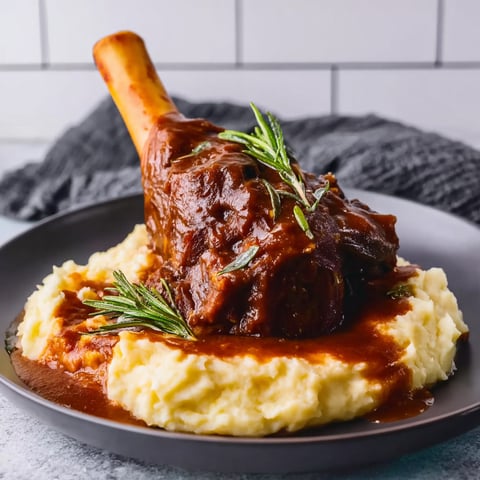 A plate of meat and potatoes.