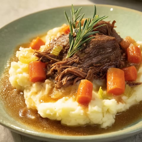 A plate of food with meat and vegetables.